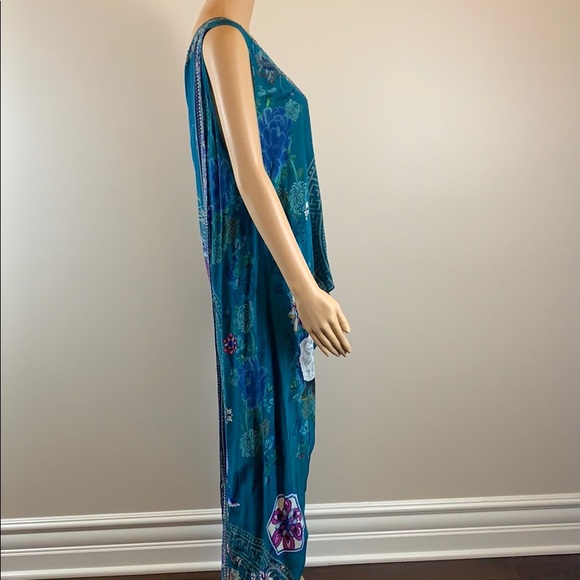 Camilla teal Lunar Gazing silk blouse NWT XS/S - Picture 8 of 12